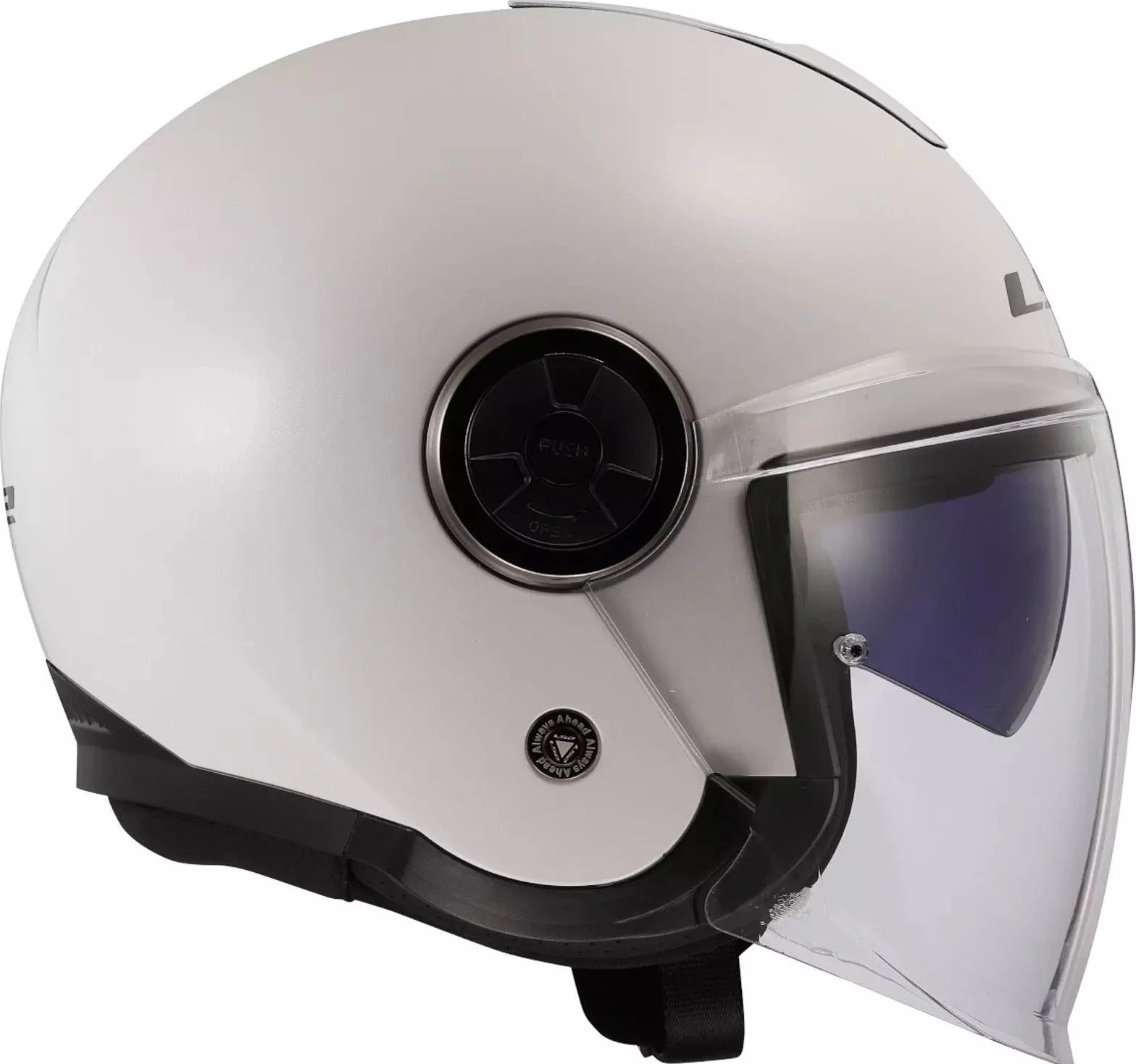 LS2 OF620 CLASSY SOLID helmet - 2XL, White