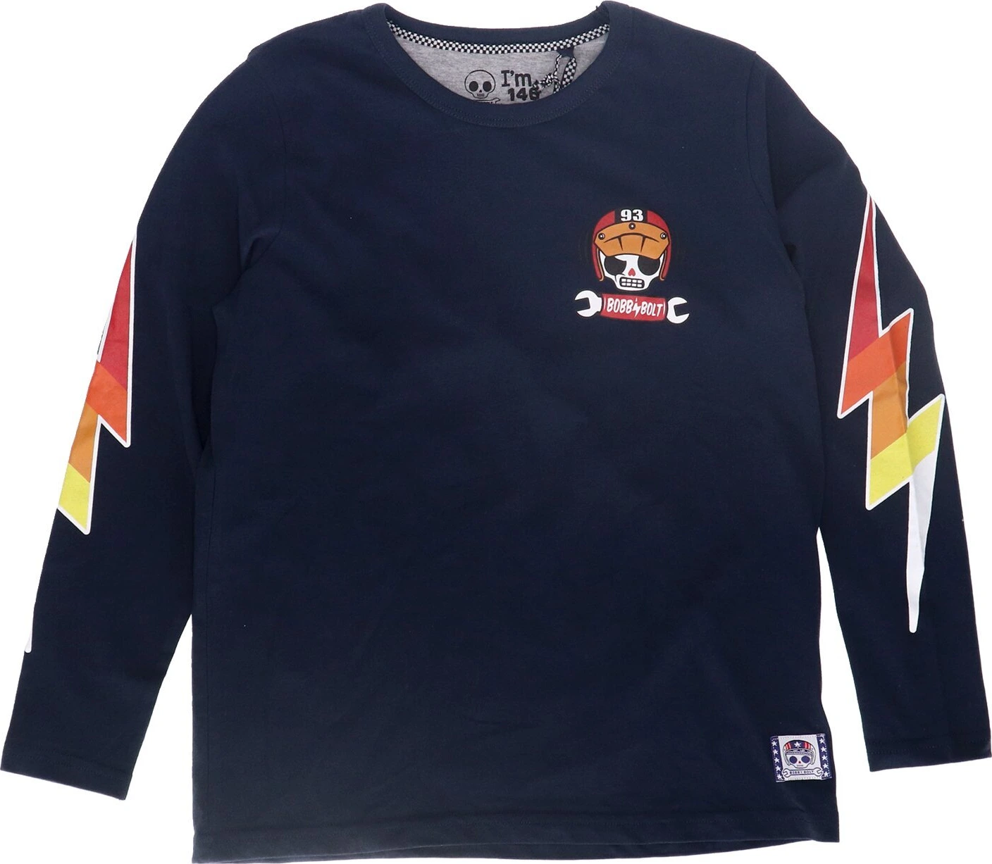 Bobby Bolt Lightning Scram longsleeve, Black, 110/116