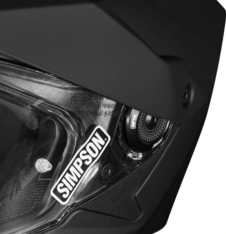 SIMPSON Helmet Xcursion matt black, S