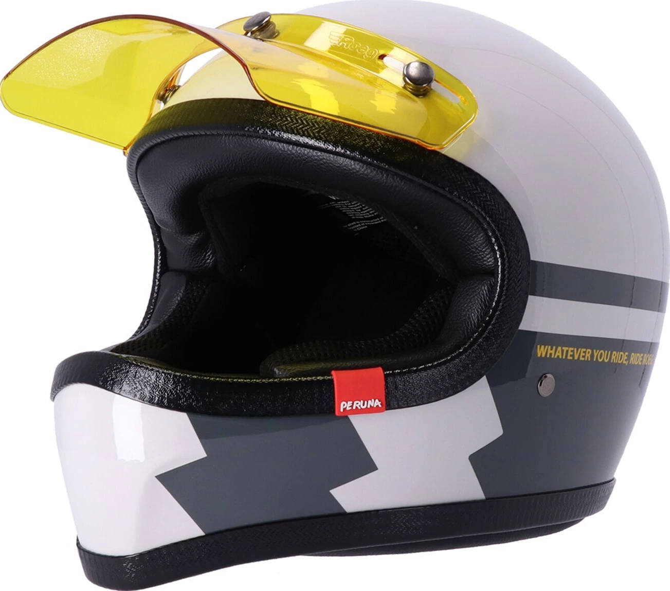 Roeg Peruna 2.0 Fog Line helmet, White, 2XL, Gloss