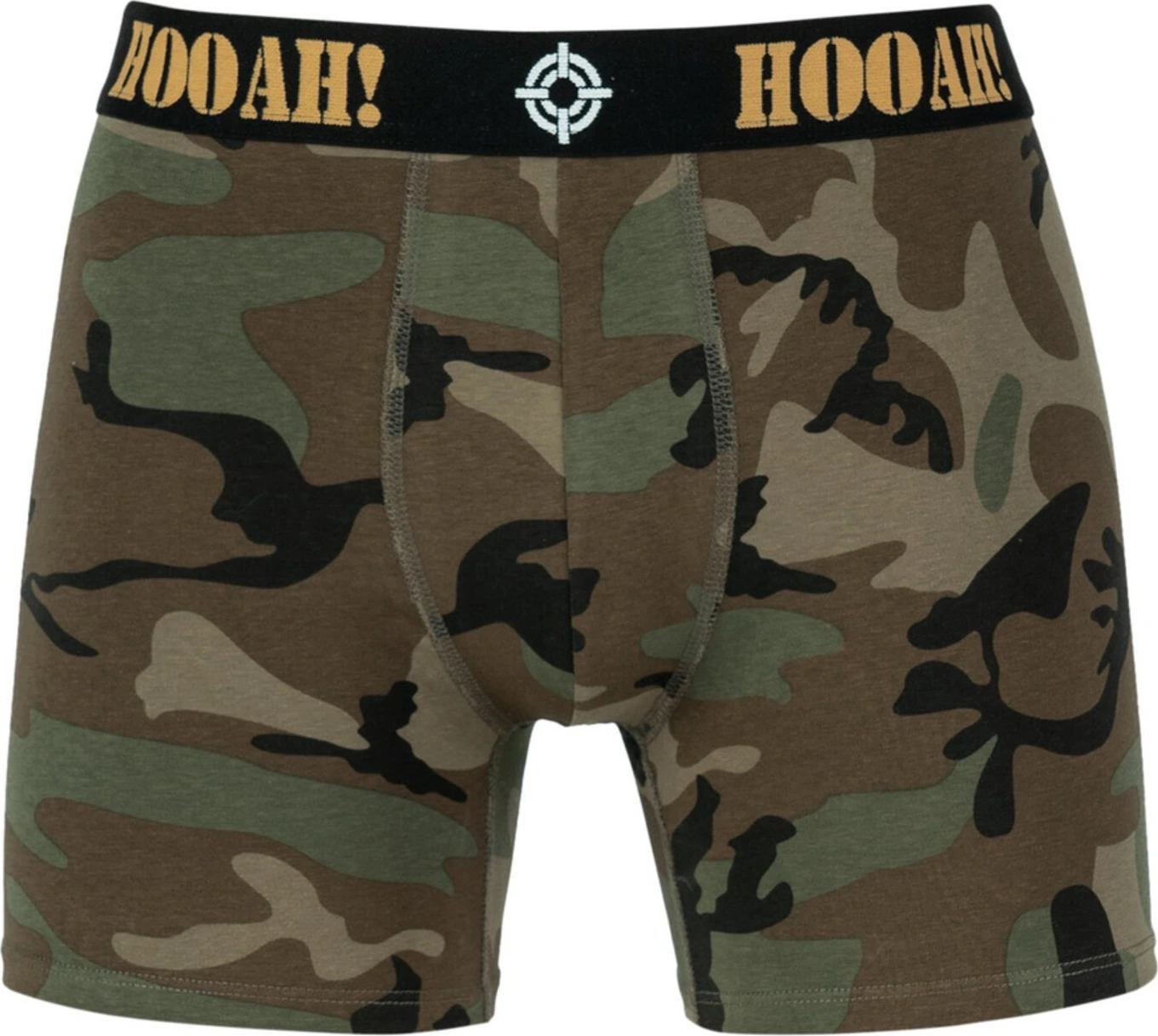 Army Surplus Woodland Hooah boxershort, Green, M