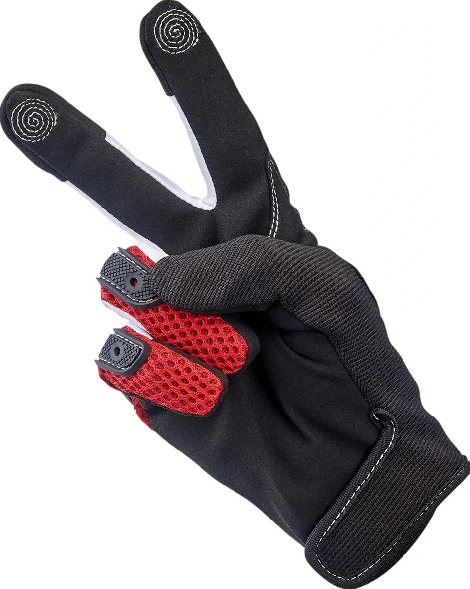 GLOVES ANZA RED/BLK XS