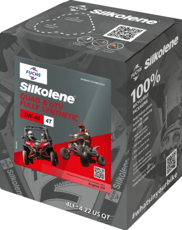 Silkolene QUAD & UTV 5W-40 4L CUBE (4)