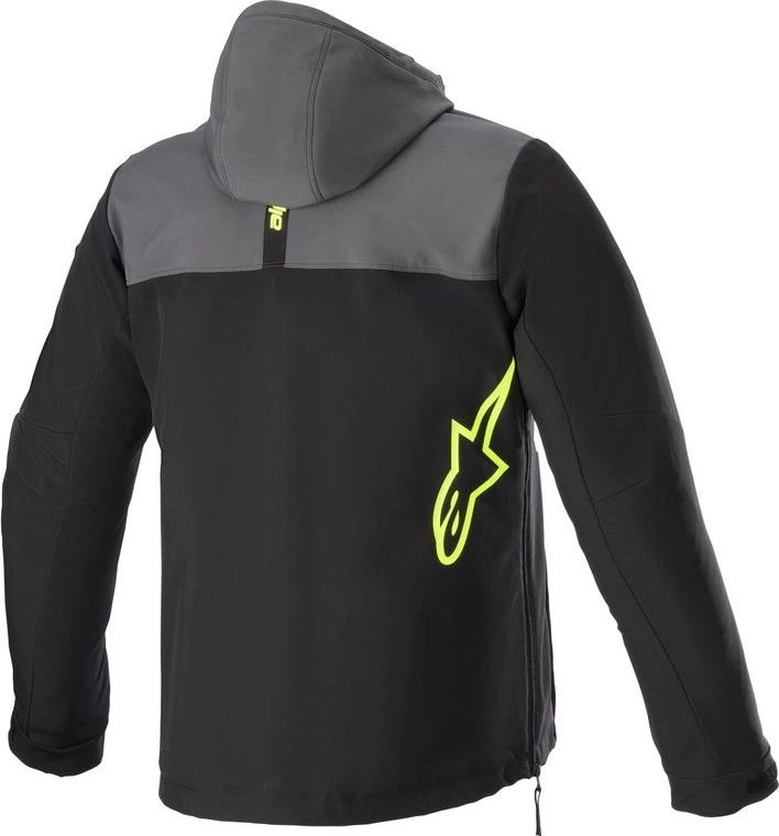 Alpinestars Hoodie Sherpa Gray/Black/Yellow Fluo, S