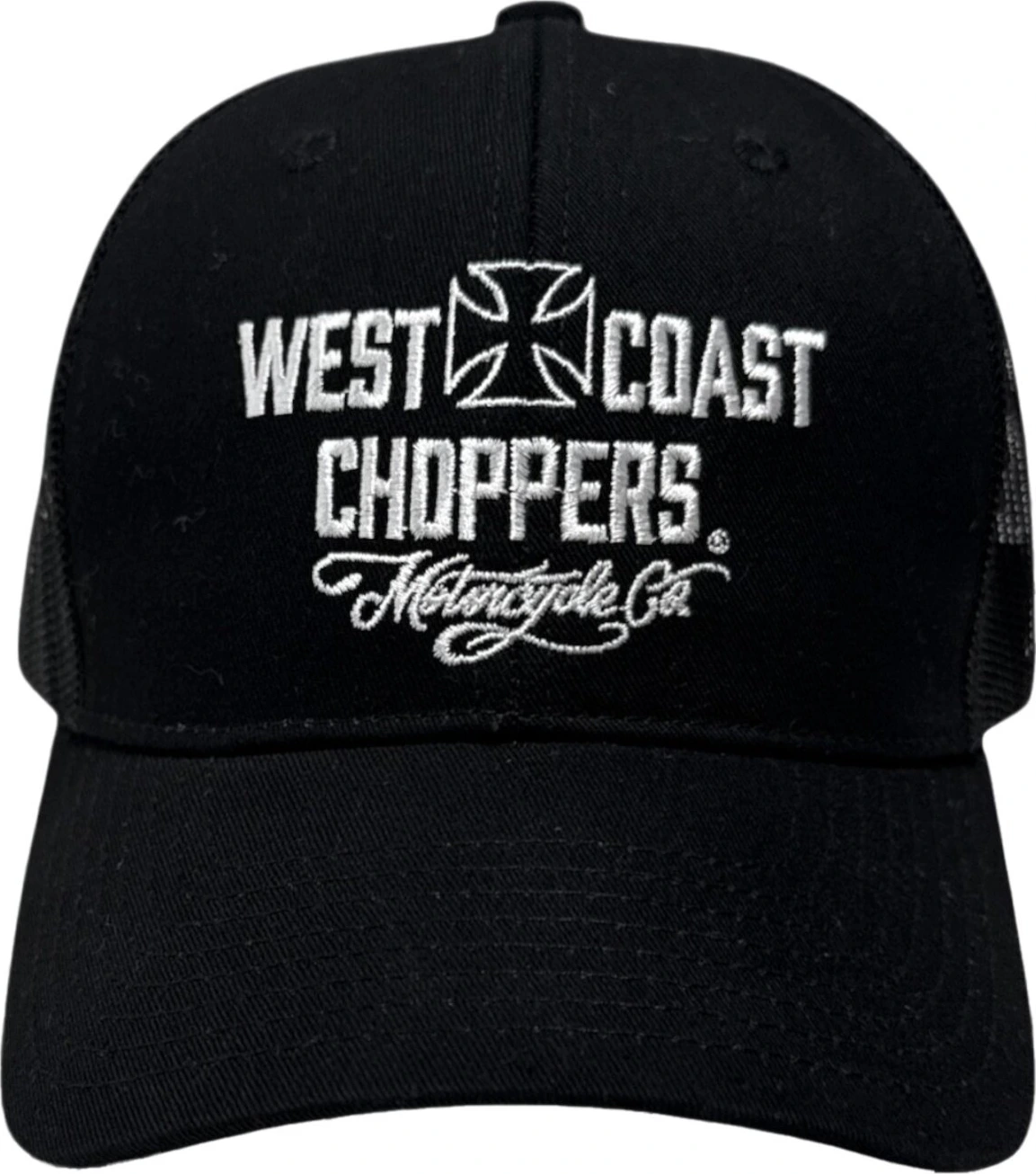 WCC Motorcycle Co. trucker cap, Black