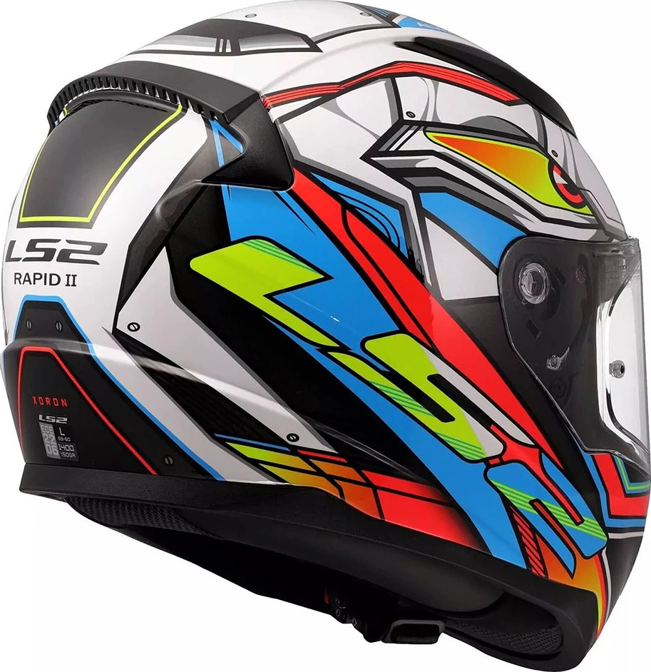 LS2 FF353 RAPID II XDRON helmet - S, White Neon Orange