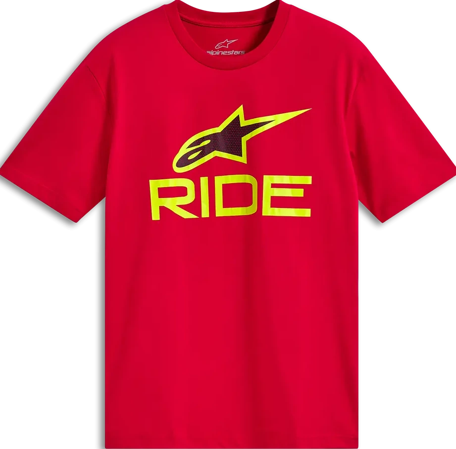 TEE SS CSF RIDE 4.0 RED/HI VIS YELLOW/BLACK M