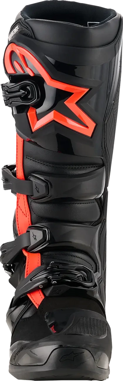 BOOT TECH 7 BLACK/RED FLUO 7