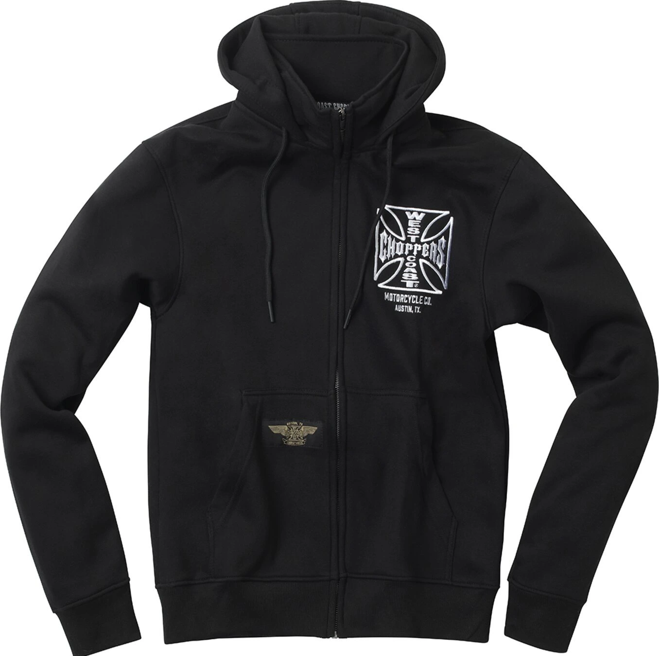 WCC OG ATX zip hoodie, Black, S
