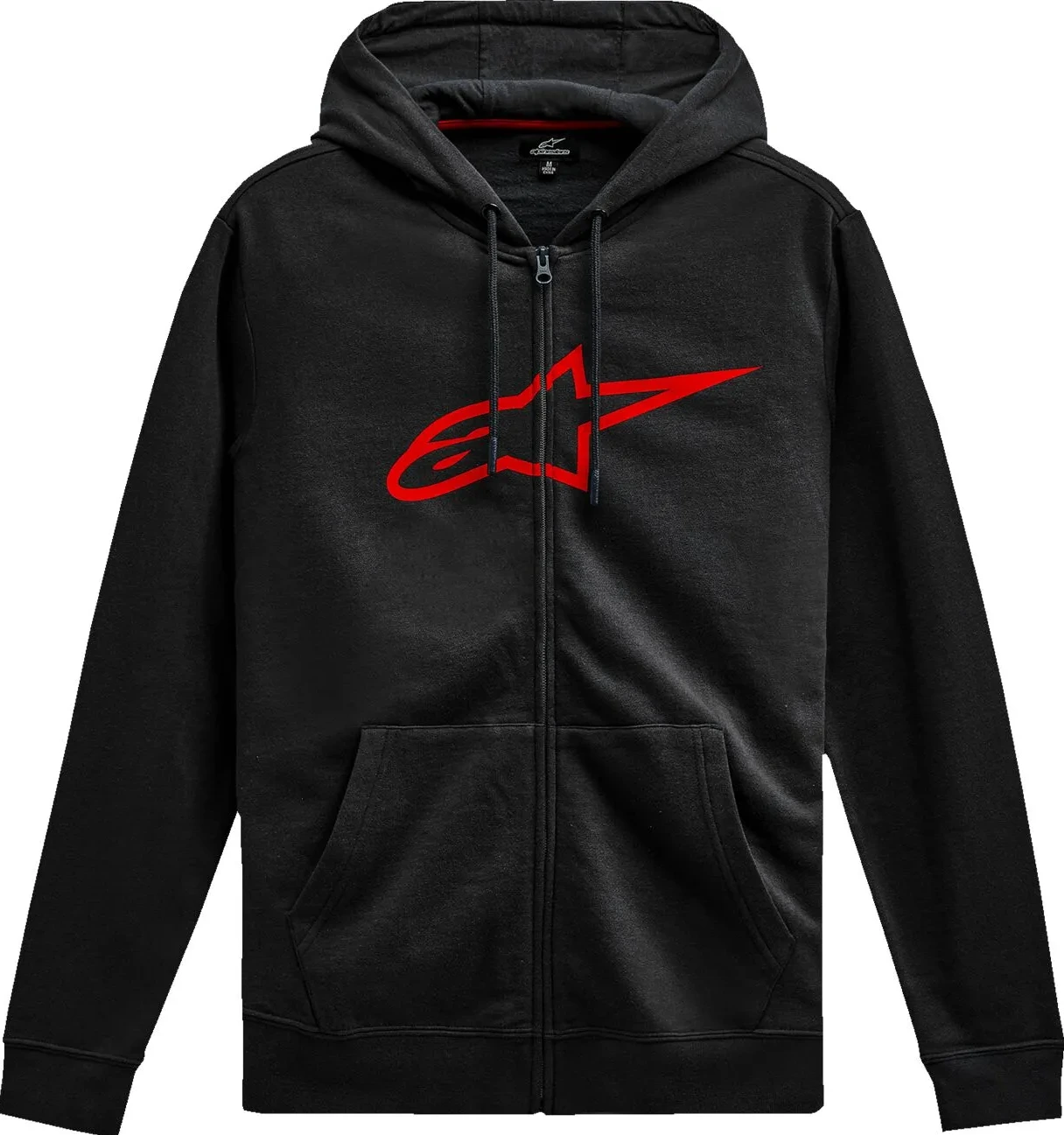 HOODIE ZIP AGELESS V3 BLK/RD M