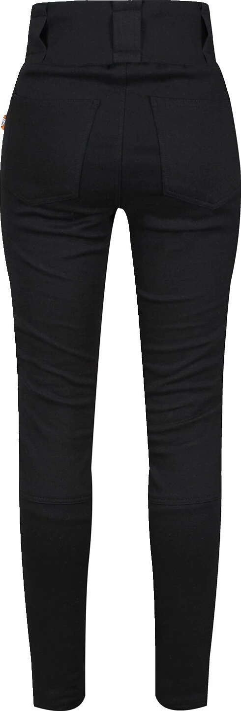 MotoGirl Ribbed Knee leggings black, 44