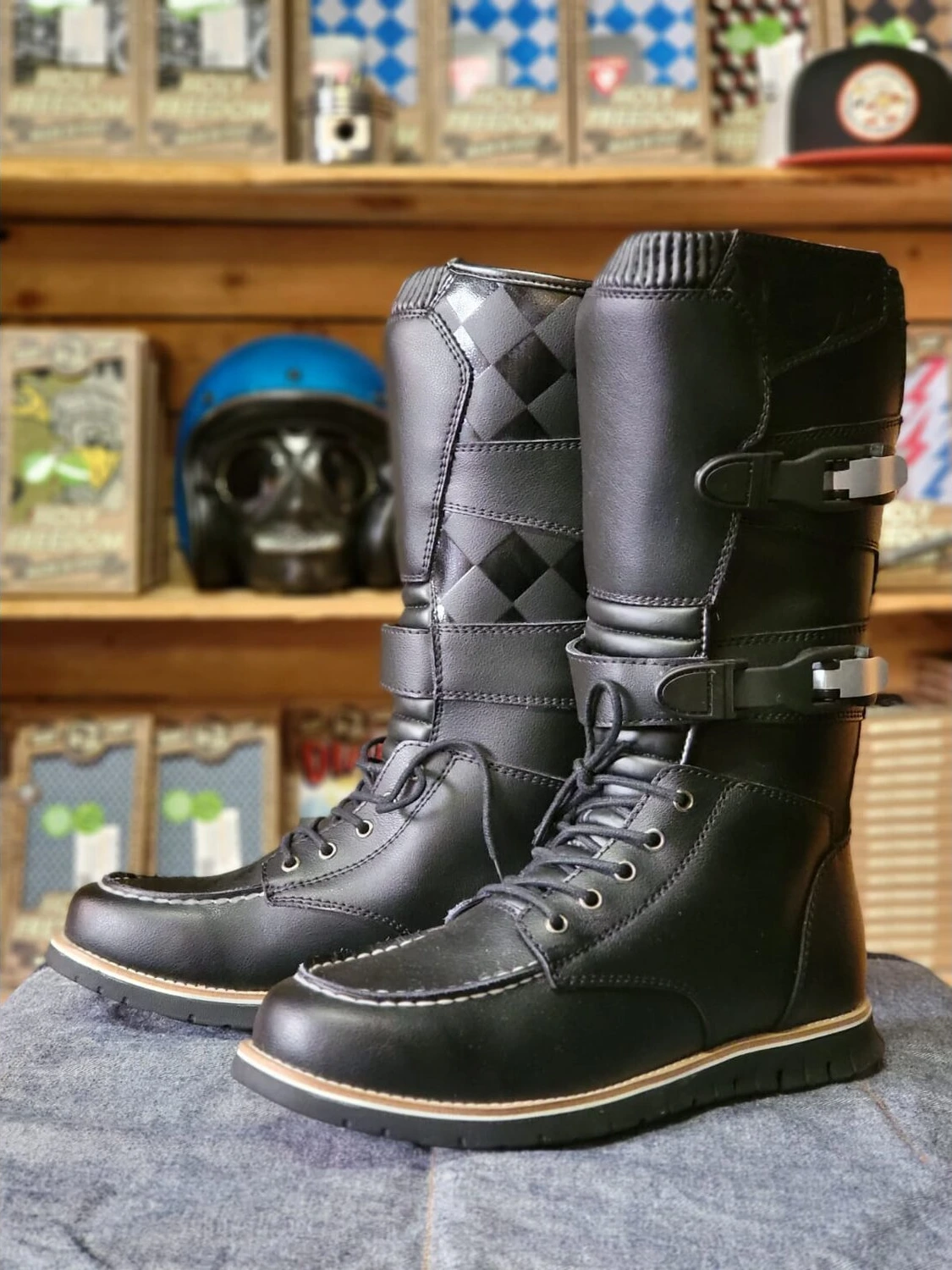 Holy Freedom Night Hawk high boots, Black, 40