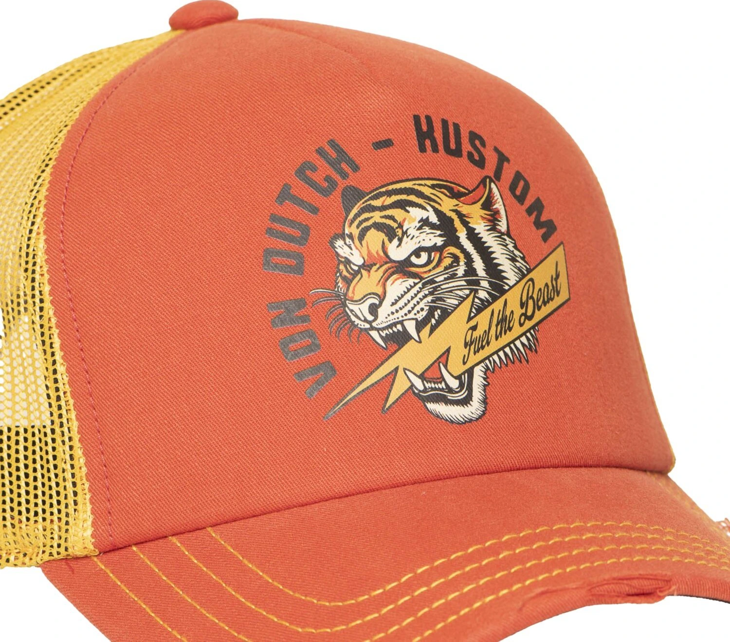 Von Dutch Trucker crew cap beast, Orange