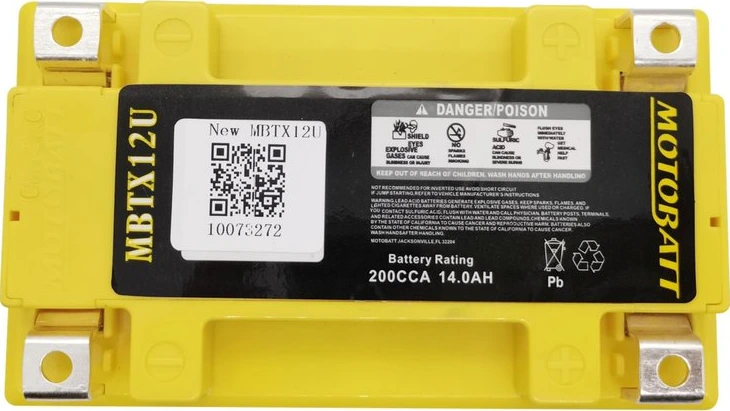 Motobatt MBTX12U aku
