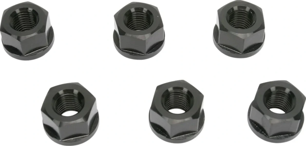 Žvaigždės veržlė aliumininė 10mm juoda
