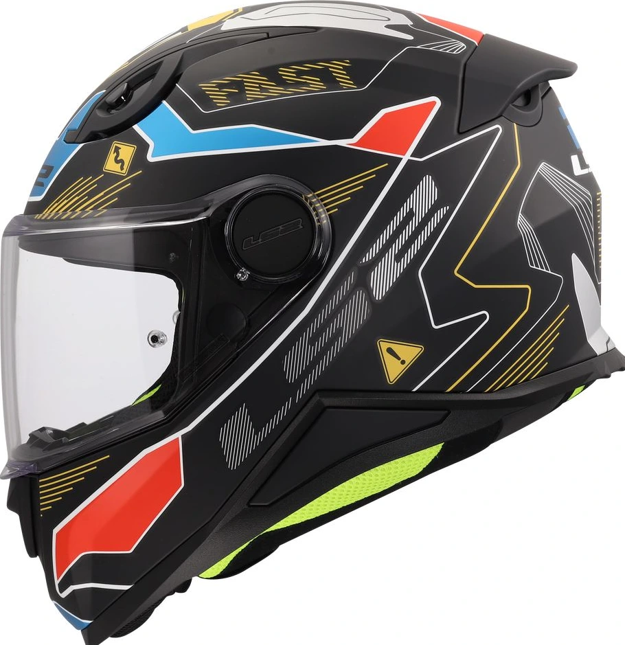 LS2 FF812 KID ZERO Helmet - M, Grey Red