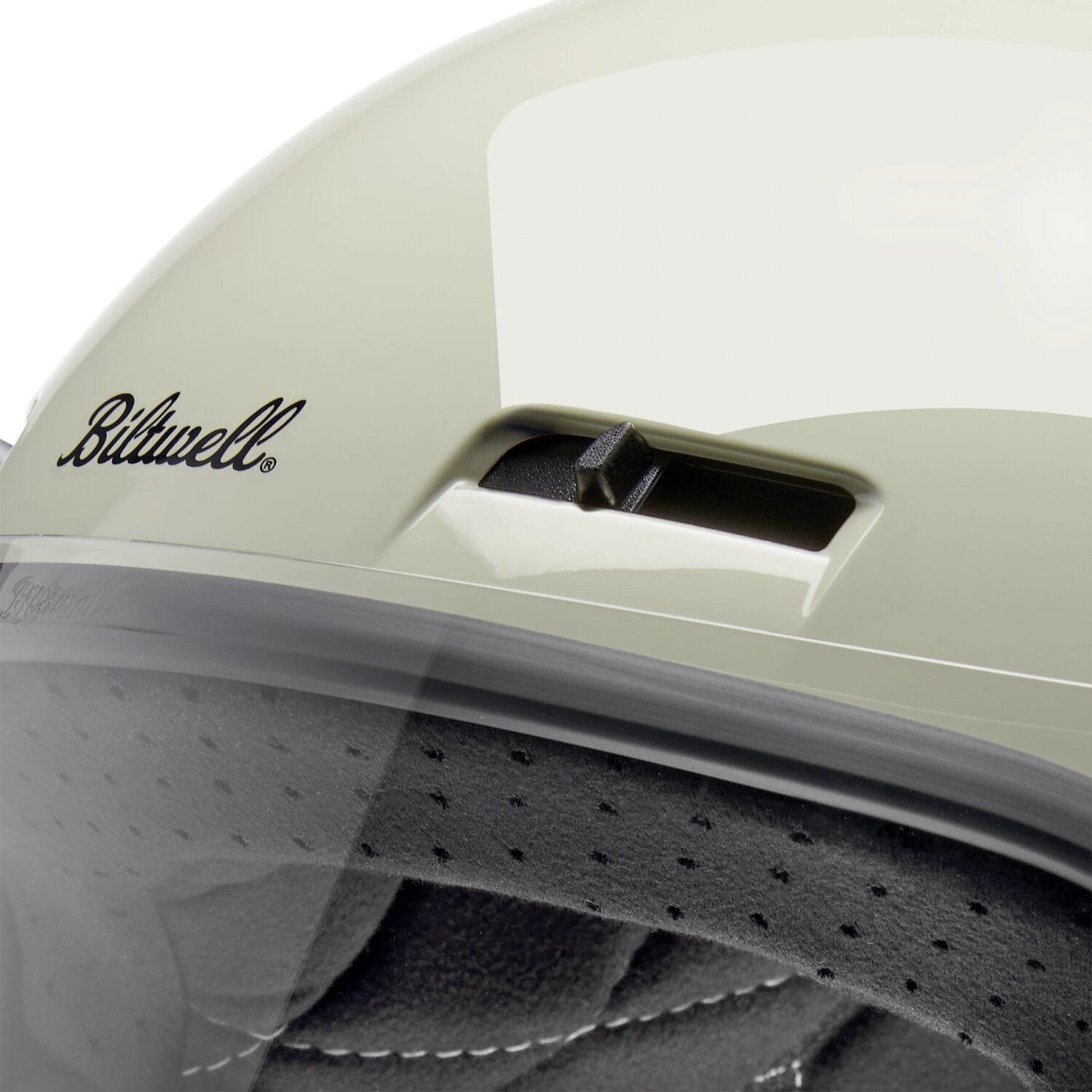 Biltwell Gringo SV helmet, chalk Gray, grey, XS, Gloss