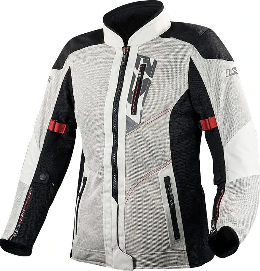 LS2 ALBA LADY Jacket - 2XL, Light Grey Black