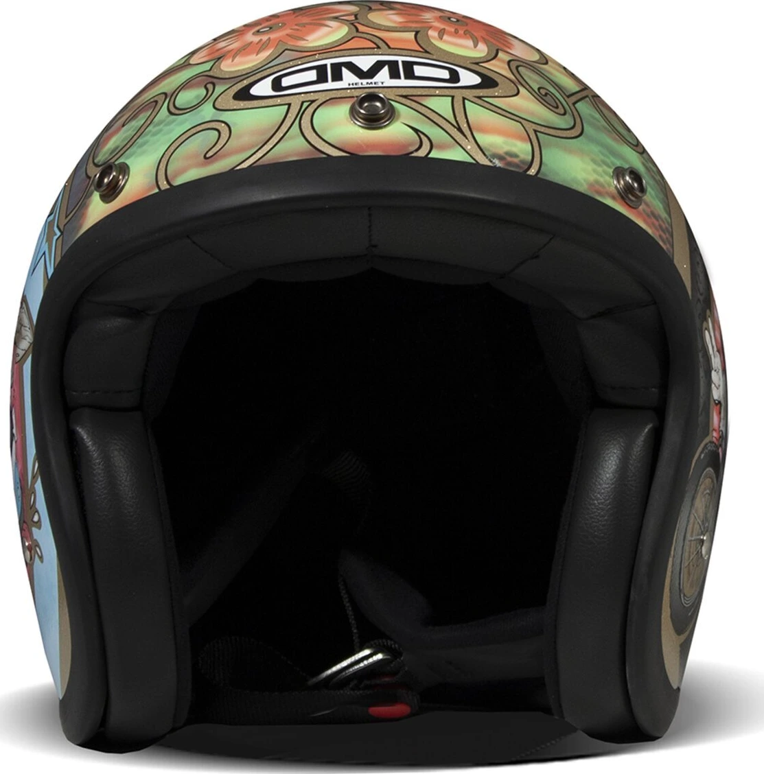 DMD Retro helmet, woodstock Multi-color, XS, Gloss