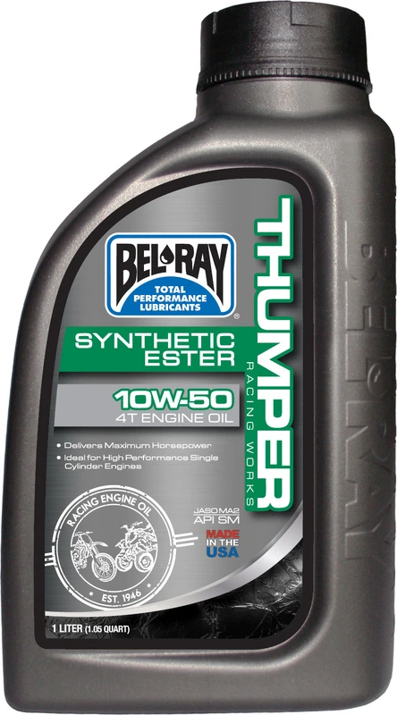 Bel-Ray Thumper® Racing Works синтетическое эстеровое масло 4T 10W-50 1L