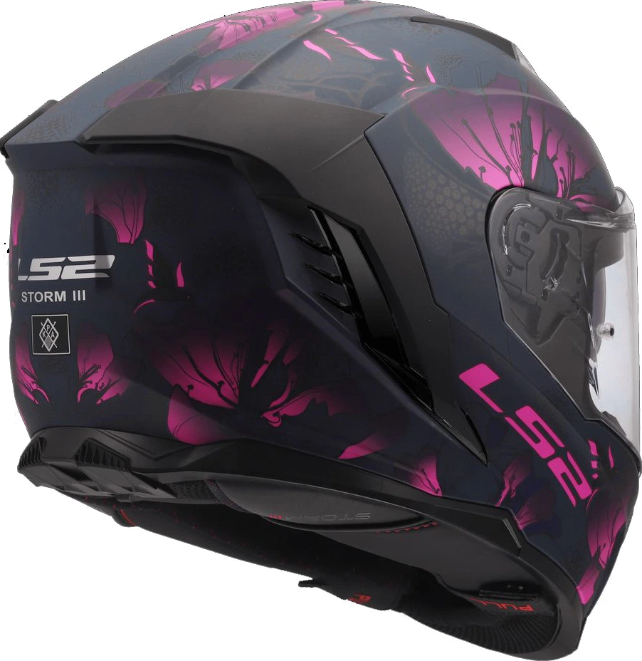 LS2 FF818 STORM III BURST Helmet - L, Black Pink