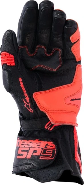 Alpinestars Gloves SP-9 Black/Red Fluo, S