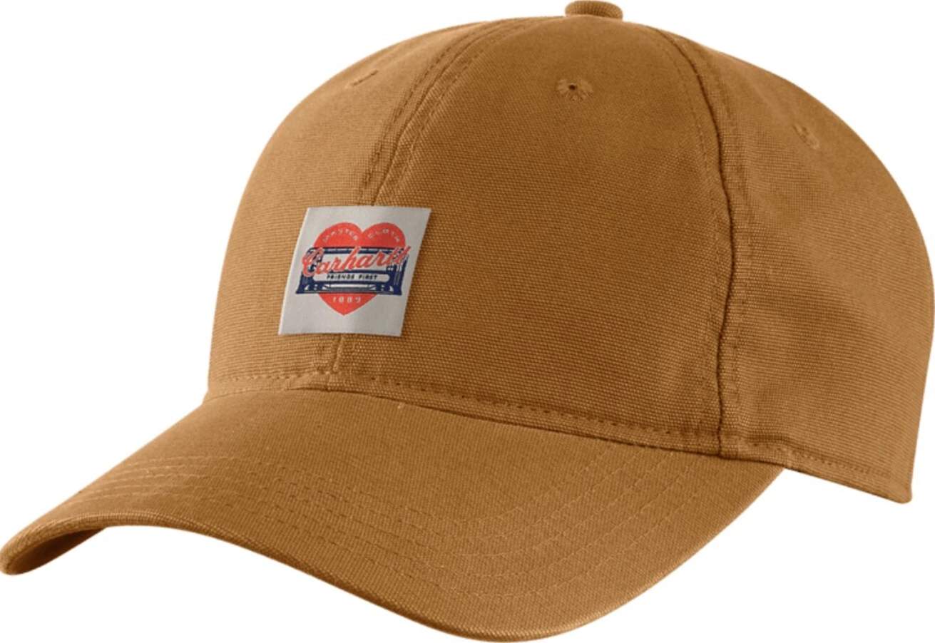 Carhartt Heart Patch Canvas cap, carhartt brown