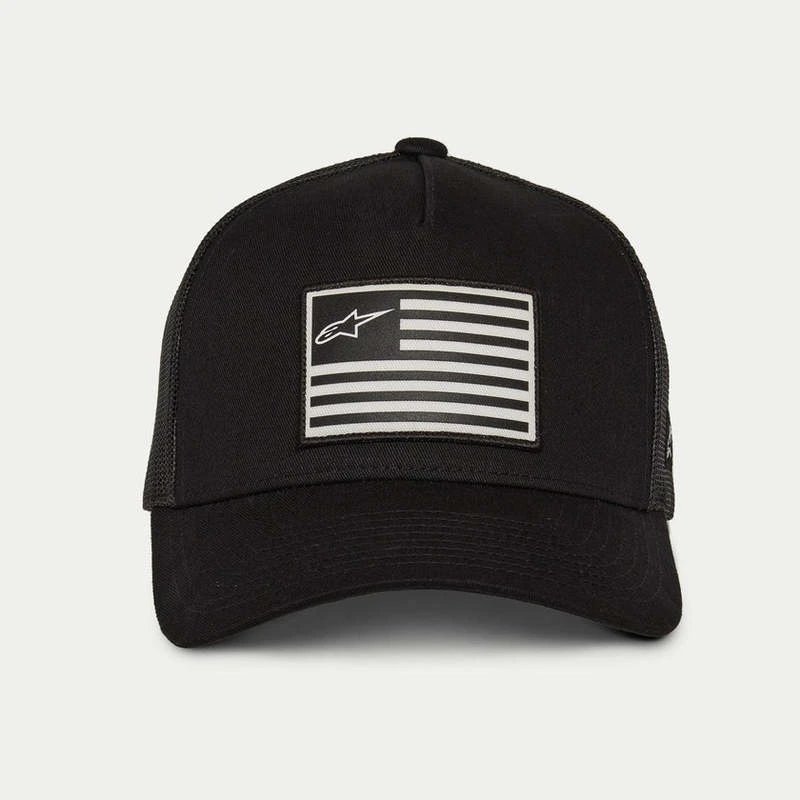 Alpinestars Hat Flag Snapback Black/Black One Size