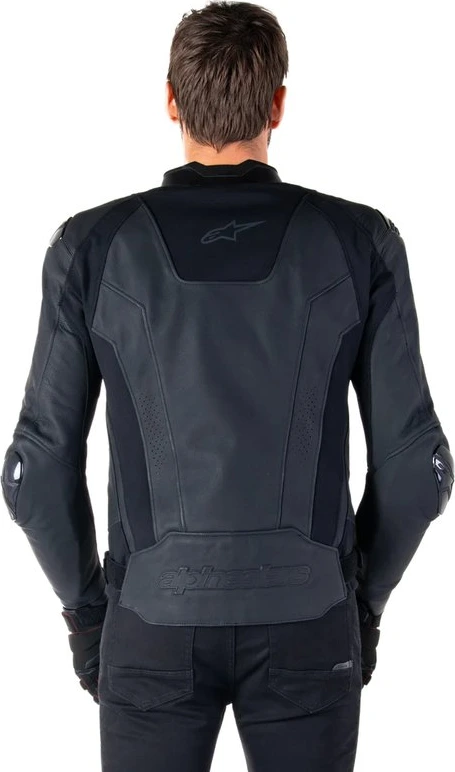 Alpinestars Leather Jacket Missile v3 Black/Black, 56