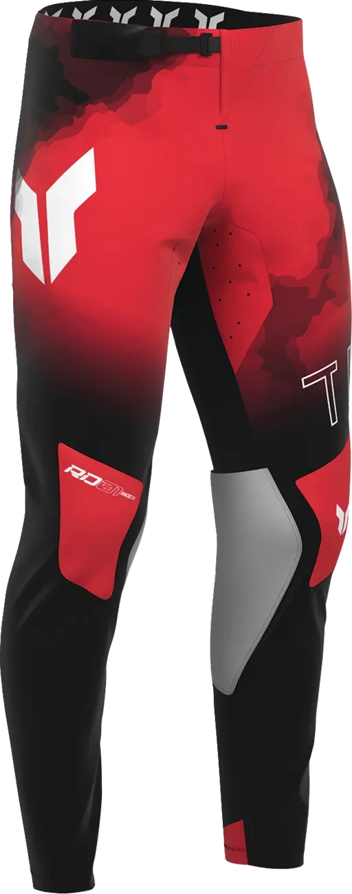 PANT SPORTMODE CARBON BK/RD 28