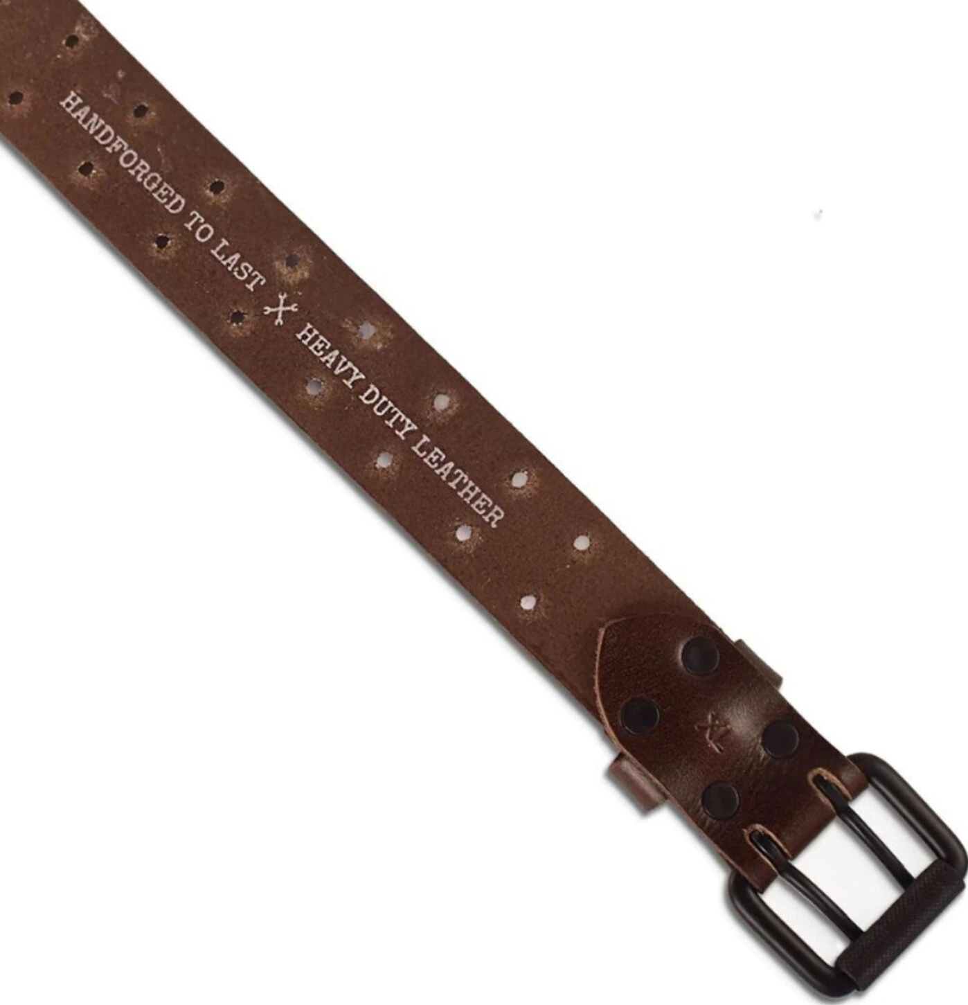 Trip Machine Belt Double pin, tobacco brown