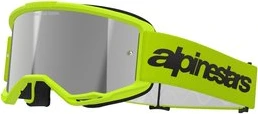 Alpinestars Goggle Vision 3 WORDMARK YELLOW FLUO Mirror SILVER