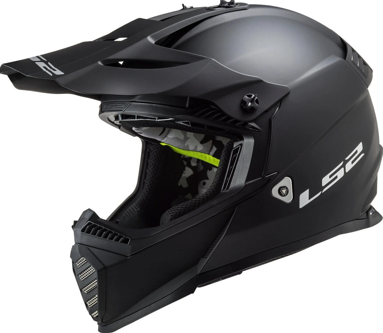 LS2 MX437 FAST EVO helmet - L, Matt Black
