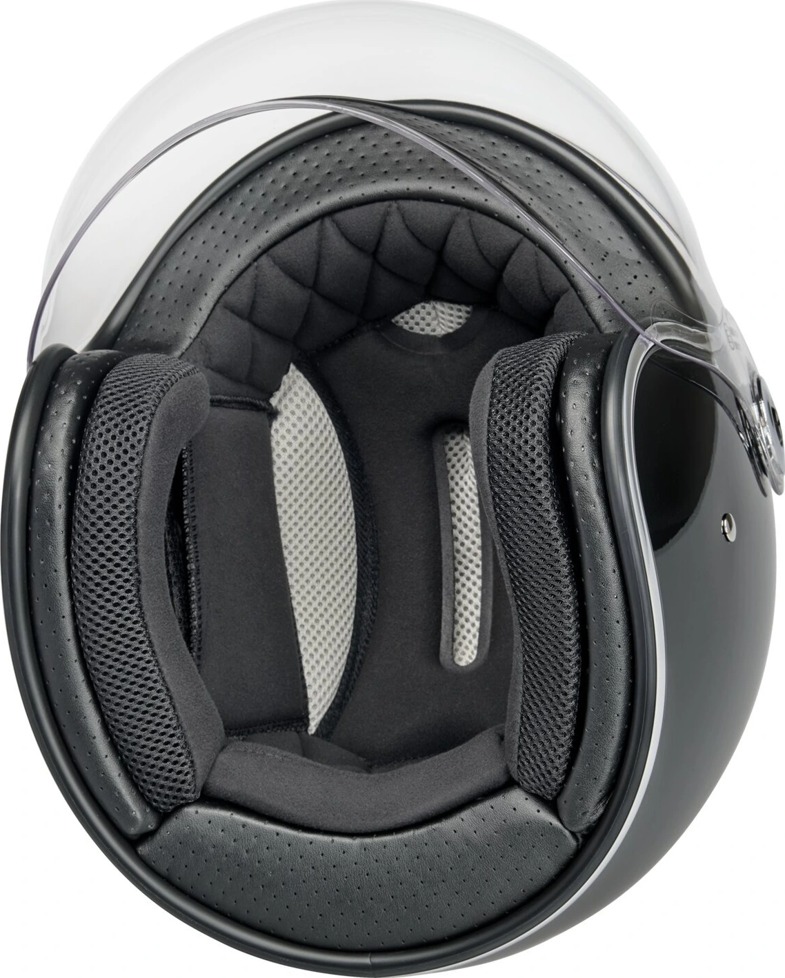 Biltwell Tahoe helmet, Black, XS, Gloss