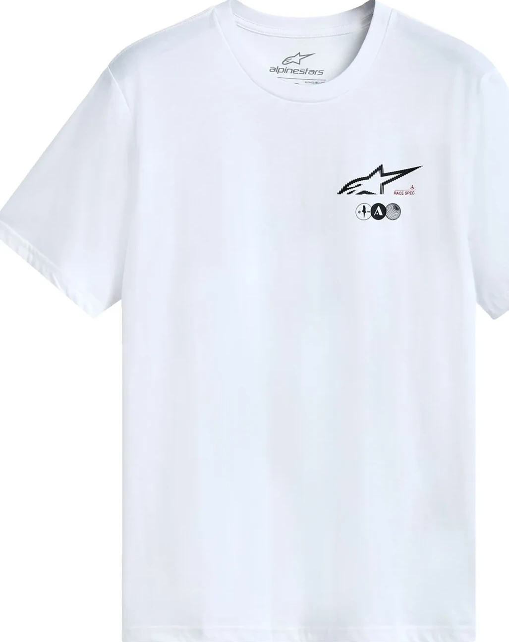 SS TEE CSF ASYM WHT M