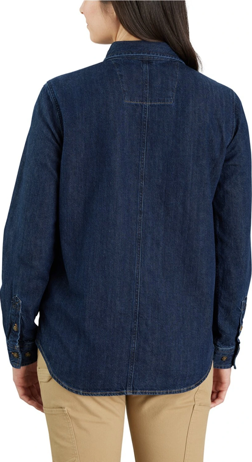 Carhartt Midweight female denim shirt, Blue, M