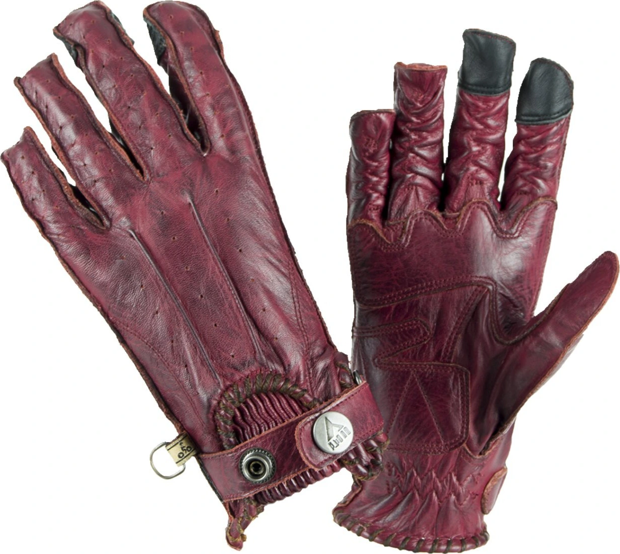 By City Second Skin gloves ladies, garnet Red, S