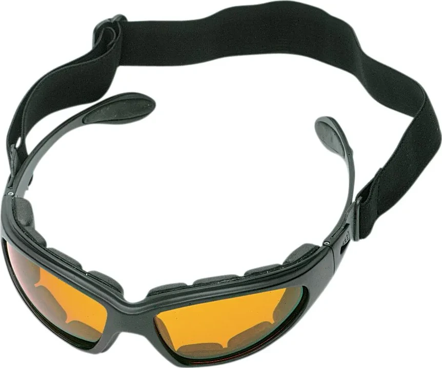 SUNGLASSES CONVERTIBLE GXR BLACK W/ AMBER LENS