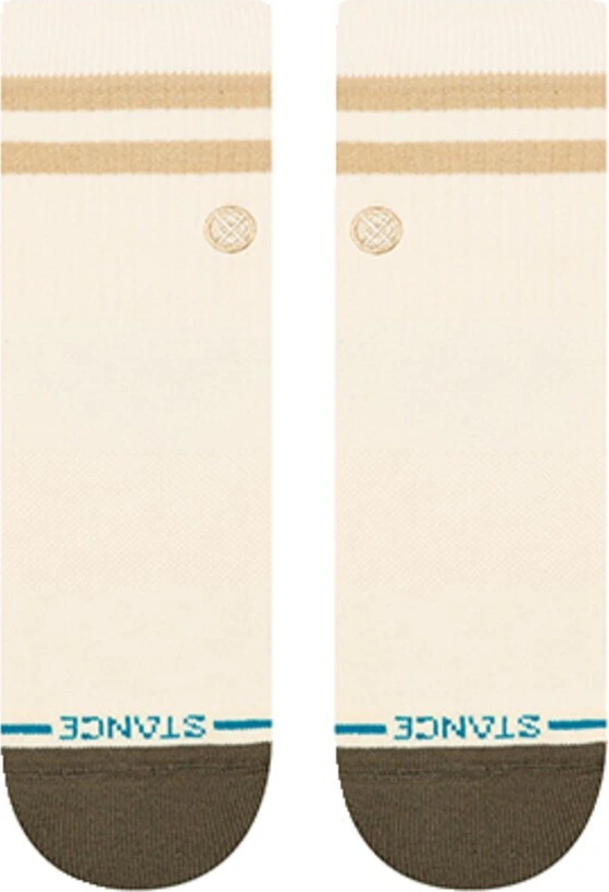 Stance Marled Stripe quarter socks ivory, 38-42