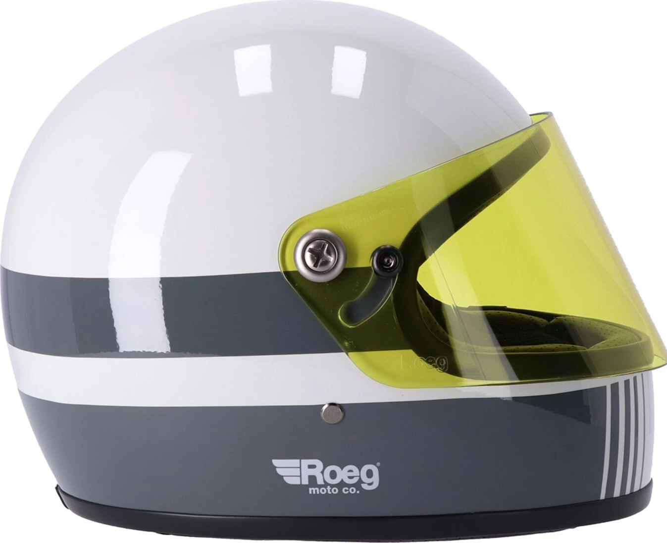 Roeg Chase Fog Line helmet, Gray, XS, Gloss
