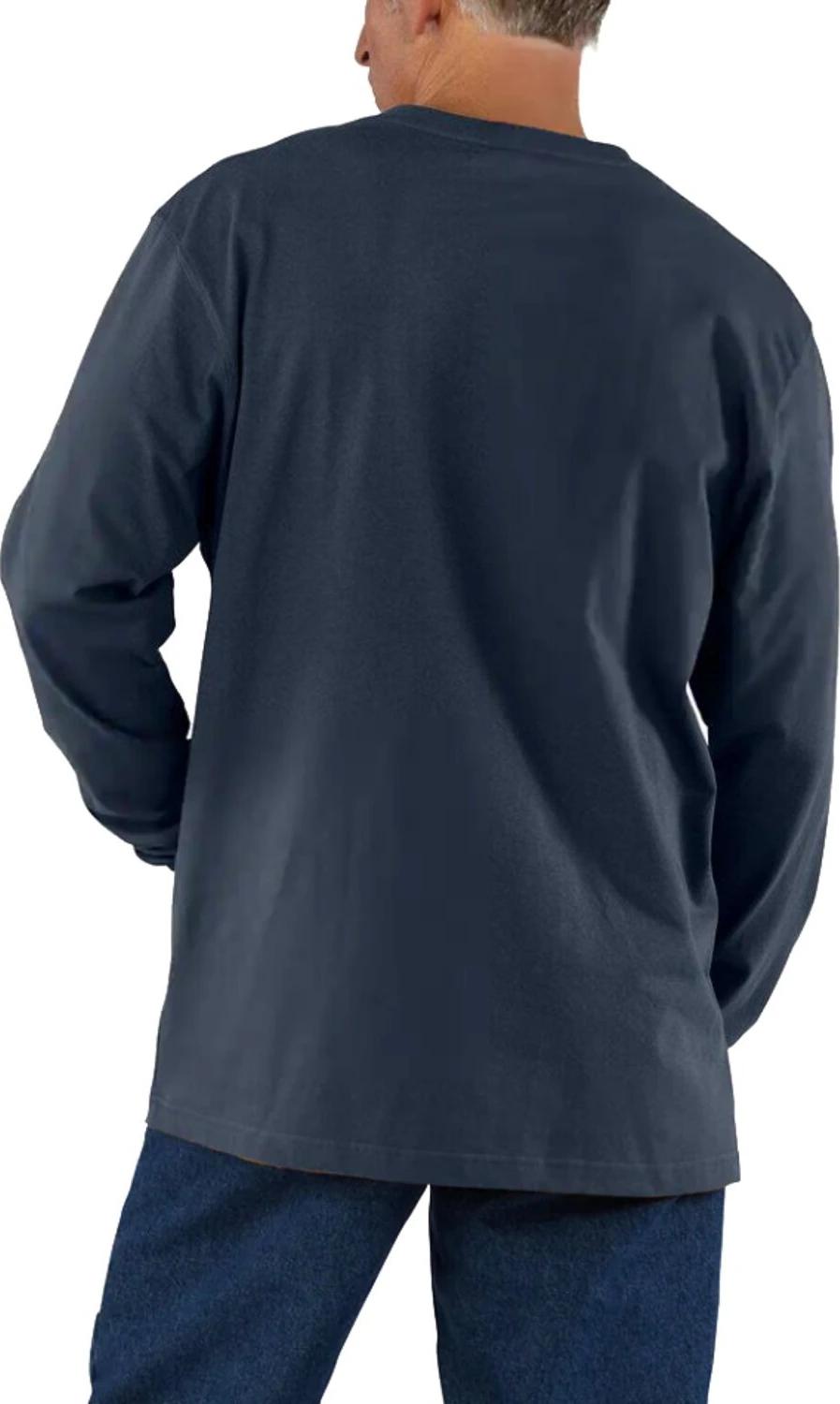 Carhartt Pocket long sleeve, Navy, M