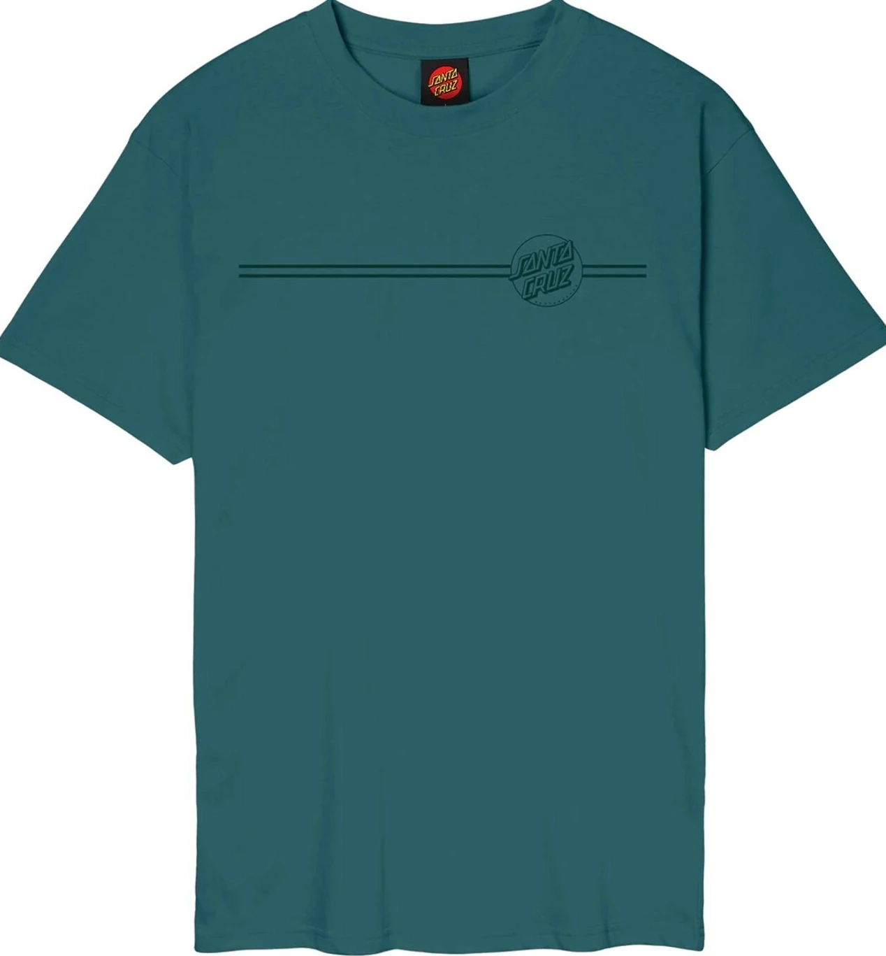 Santa Cruz Tonal Opus Dot Stripe t-shirt cosmic teal, Blue, S