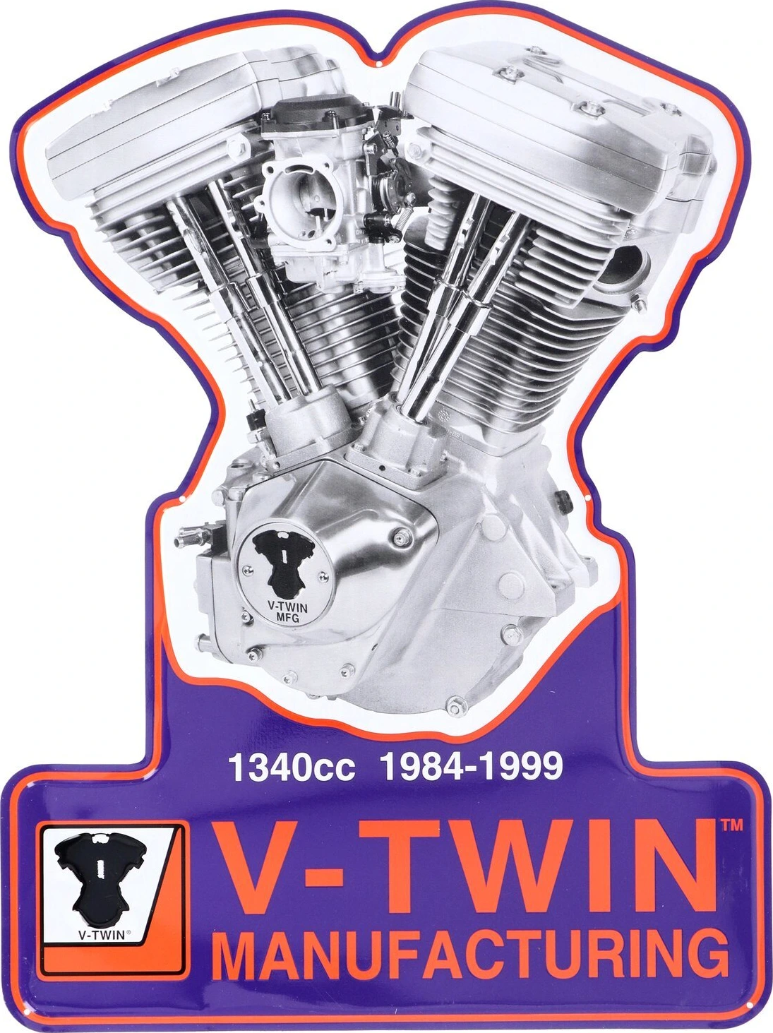 V-Twin Mfg, motor plaque V-Twin engine models