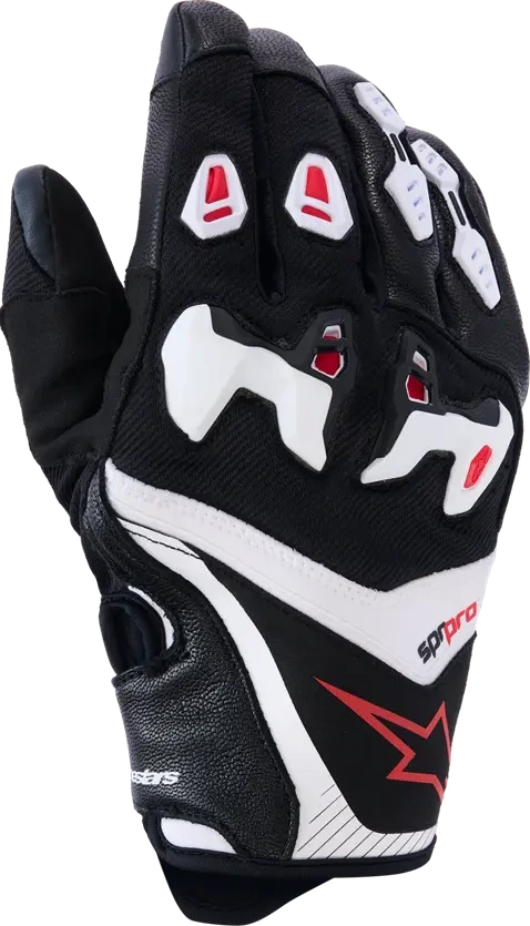 GLOVE SP-R PRO BLACK/WHITE/RED S