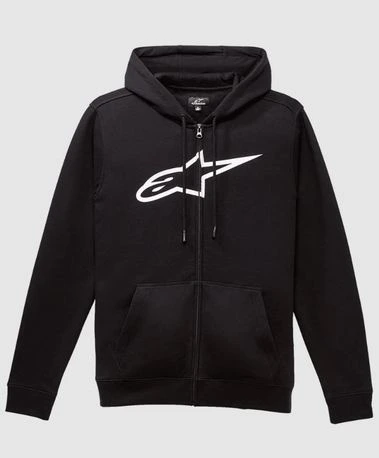 Alpinestars Fleece Angeless Zip Hoodie v3 Black/White, S