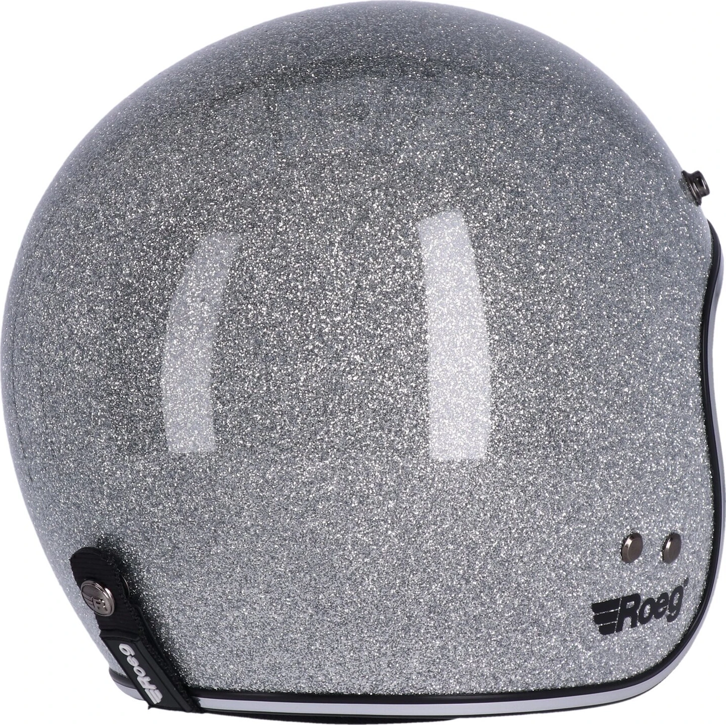 Roeg JETT helmet, disco ball Silver, Silver, L, Metal Flake