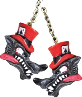 Dangler Top Hat Wolf