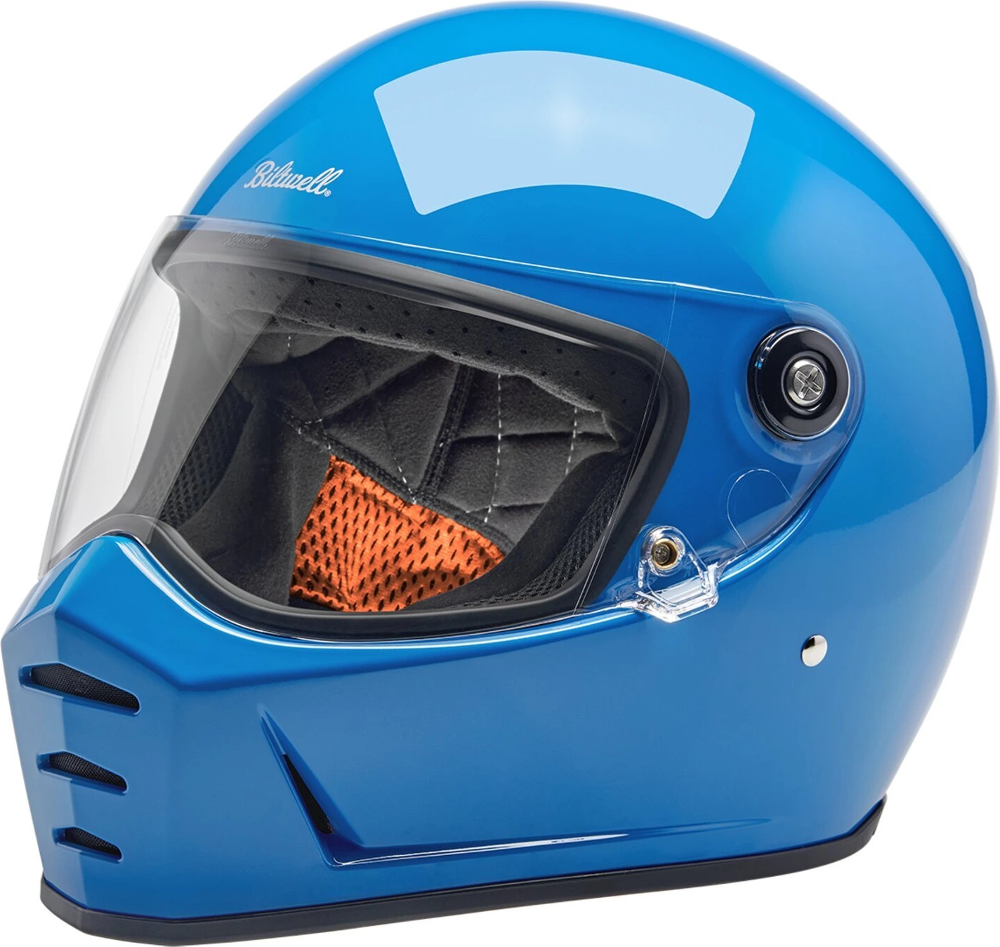 Biltwell Lane Splitter helmet, tahoe Blue, Blue, S, Gloss