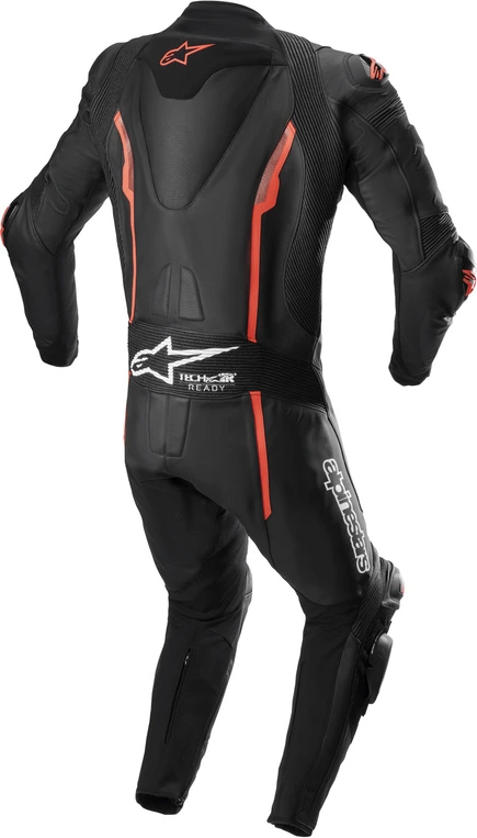 Alpinestars Leather suite 1-pcs Missile v2 Black/Red fluo, 52
