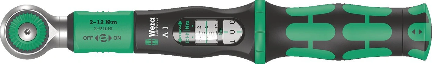 Wera, Safe-Torque A1 adjustable torque wrench 1/4", 244 mm